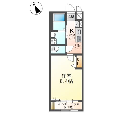 メゾン　ロゼオ　Ｓの間取り