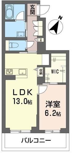 さいたま市緑区大字中野田のマンションの間取り