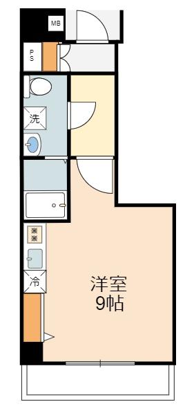 川崎市多摩区中野島のマンションの間取り