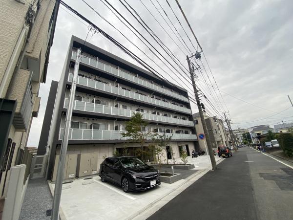 川崎市多摩区中野島のマンションの建物外観