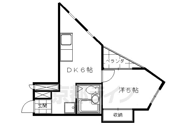 シャトレカルマンの間取り