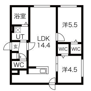 patio豊平公園の間取り