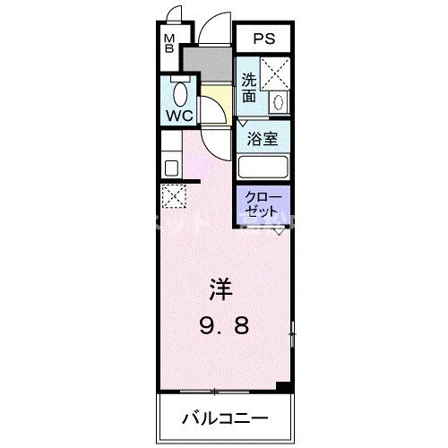 パークサイド今里の間取り