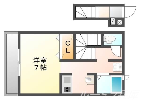 サンフォルテ神戸西２番館の間取り