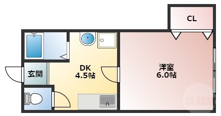 美久仁マンションの間取り