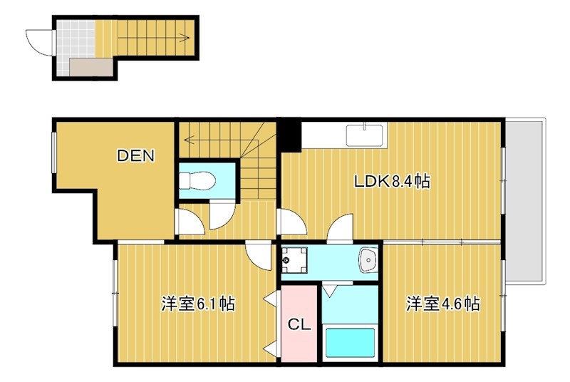 シャルマンWatamukiの間取り