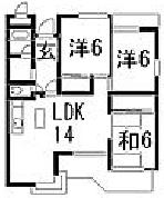 向島マンションの間取り