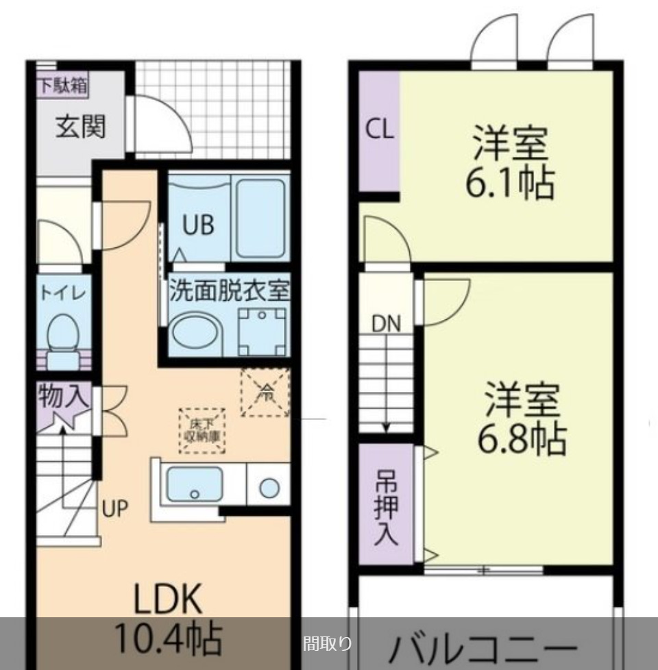 Foliarの間取り