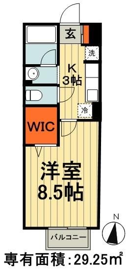 【ヴェルデ都町の間取り】