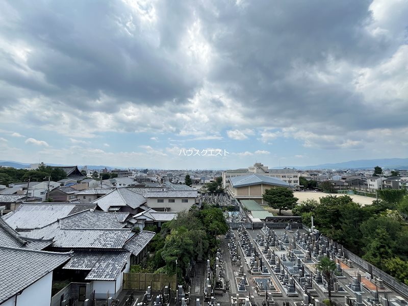 【京都市上京区西町のマンションの眺望】