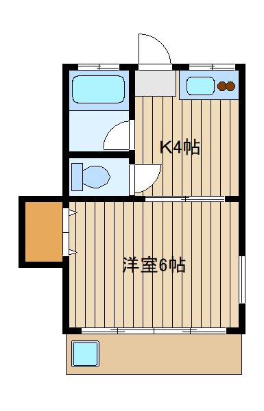 白石ハイツの間取り