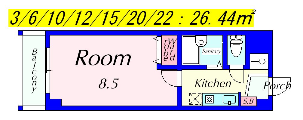 APEX FLAT　Rの間取り