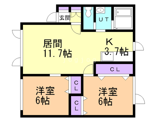 ロードスターハイツの間取り