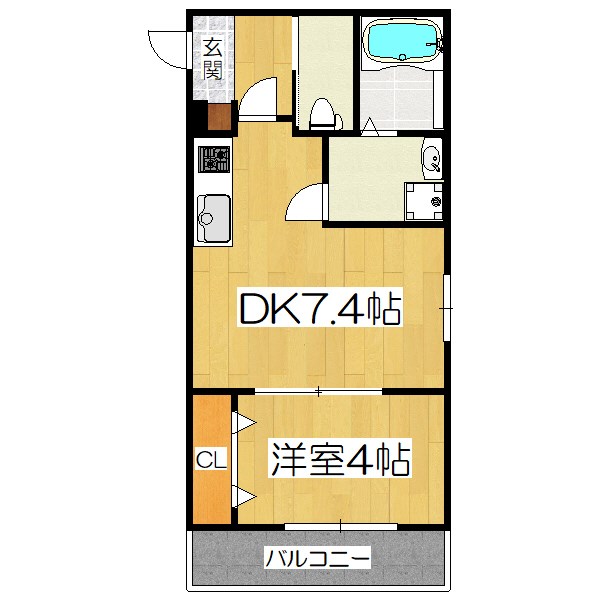 THE GARNET SUITE RESIDENCE京大前EASTの間取り