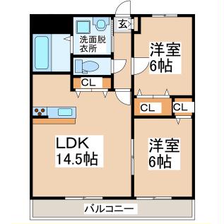 【フォンス出水の間取り】