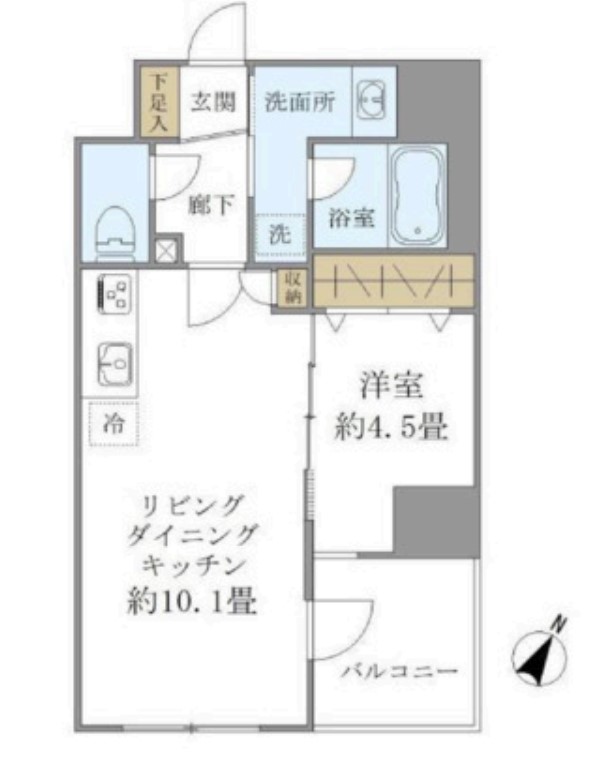 パインステージ白金高輪の間取り