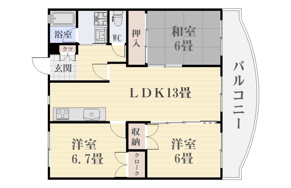 ラ・コンテの間取り