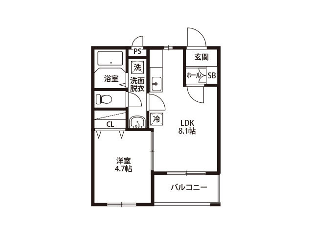 アリビオM・Iの間取り