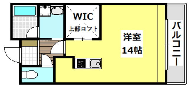 箕面市彩都粟生南のマンションの間取り