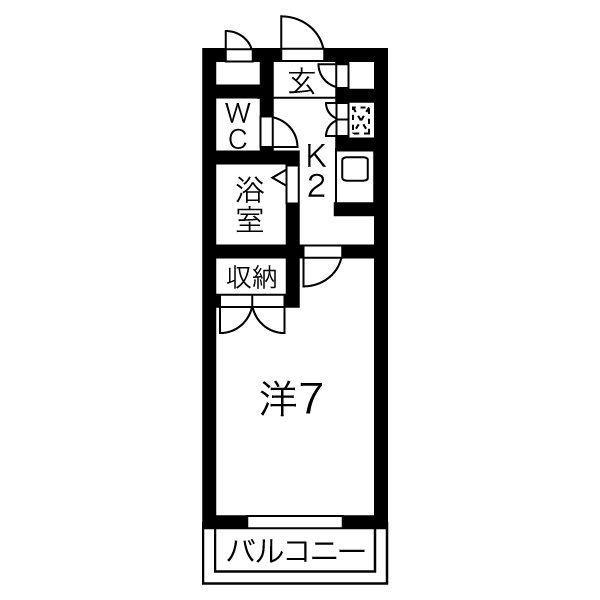 エトワール八戸第１の間取り