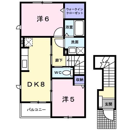 サン・フィールド　IIの間取り