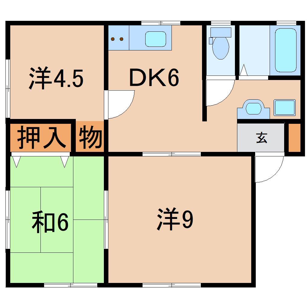 パレス　花水木の間取り