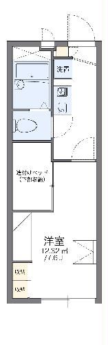 レオパレスグリーンステージの間取り