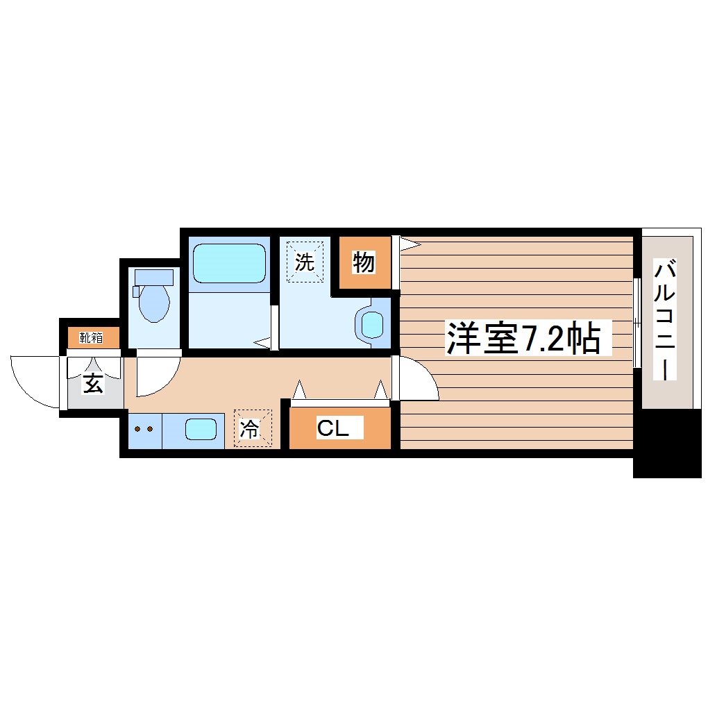 Castle Road大手町の間取り