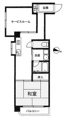 熱海市桜木町のマンションの間取り