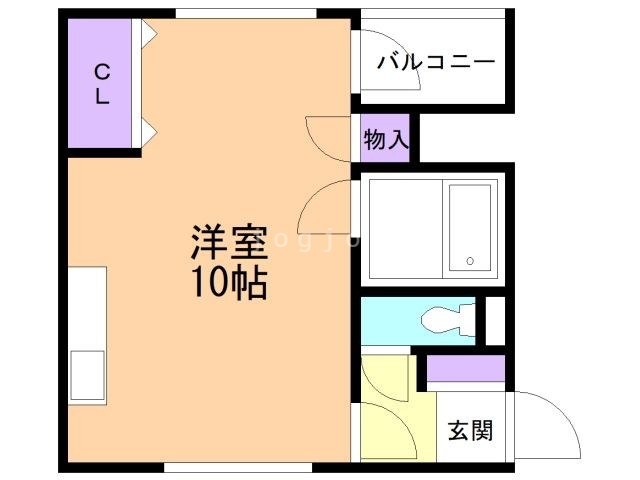 石狩郡当別町錦町のマンションの間取り