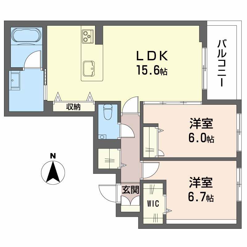 アンビエラの間取り