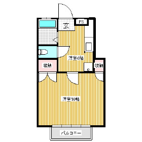 オアシス　Ａの間取り