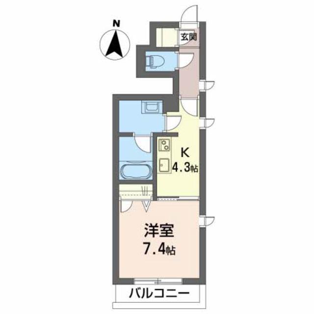 ソワサントゥディザン西口IIの間取り