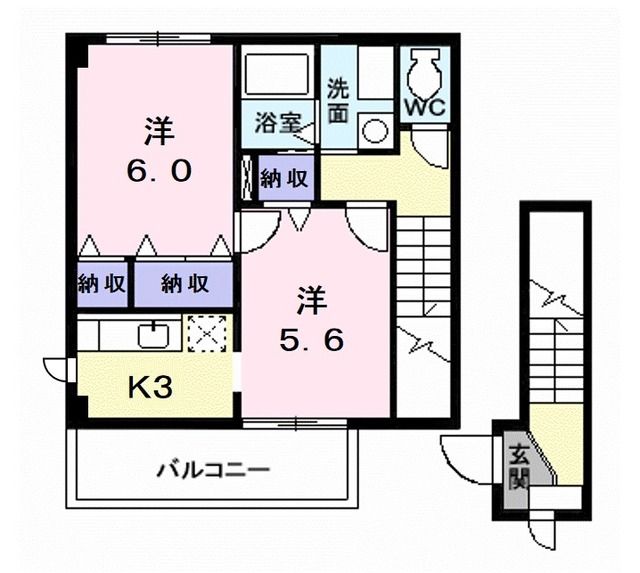 ヴィラ・メルツの間取り