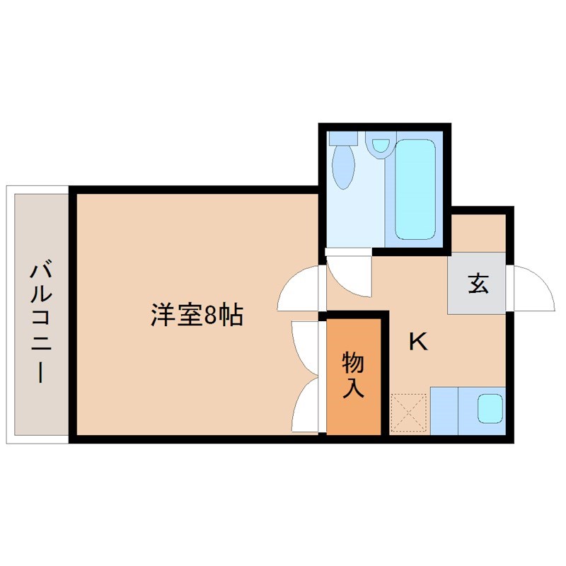 尼崎市神田中通のマンションの間取り