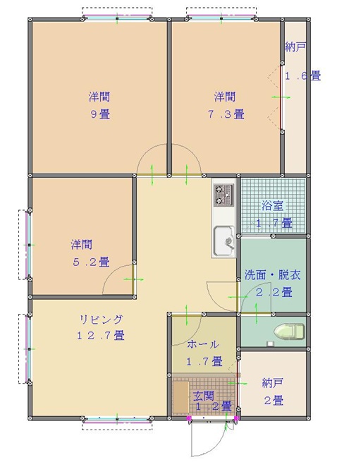 ガーデンプレインの間取り