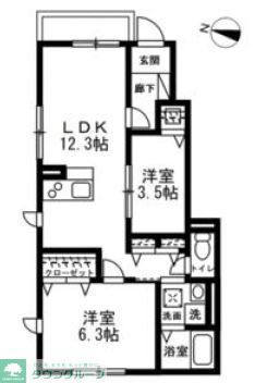 綾瀬市寺尾南のアパートの間取り