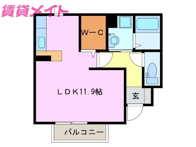 エスポワール高崎の間取り