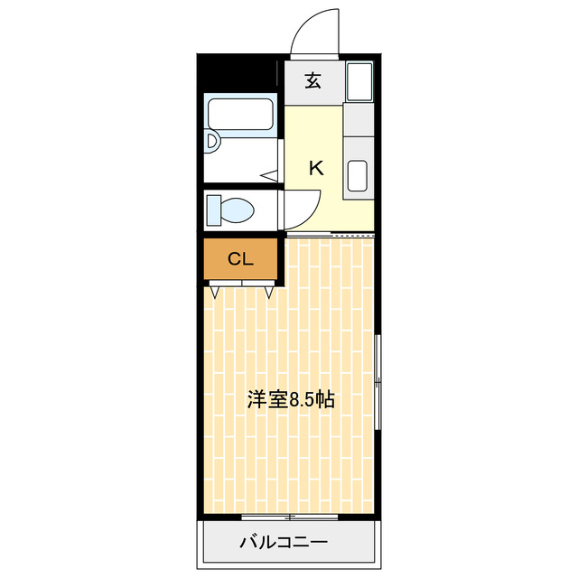 シベルニー磐田Ｂの間取り