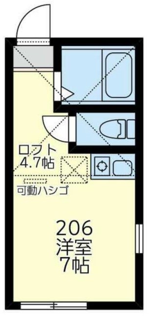 ユナイト富士見アントワーヌの間取り