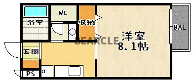 リヴィエール深草の間取り