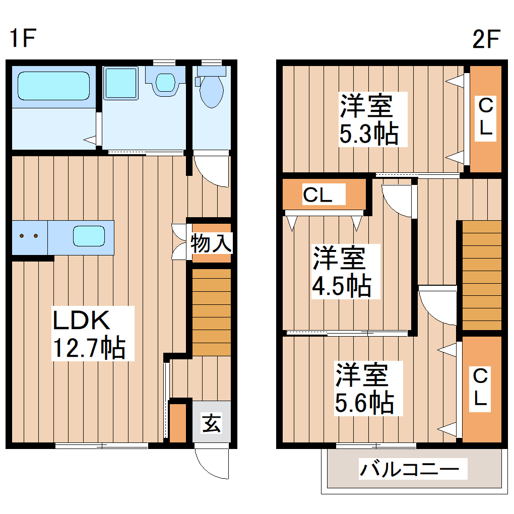 ウィローハウスの間取り