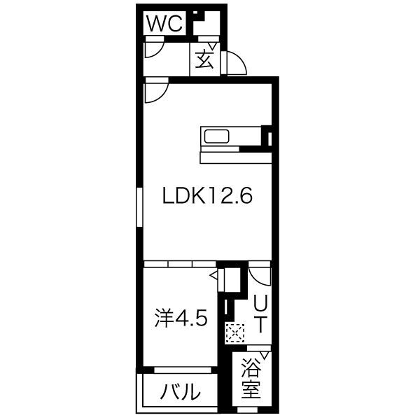 TRYIII鳥羽見の間取り