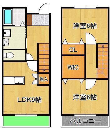 ラ・ボヌール小倉南の間取り