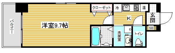 アドバンス三宮３リンクスの間取り