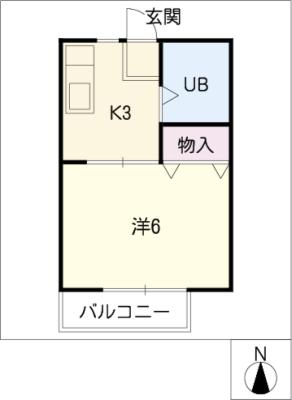 サンシティ鶴舞の間取り