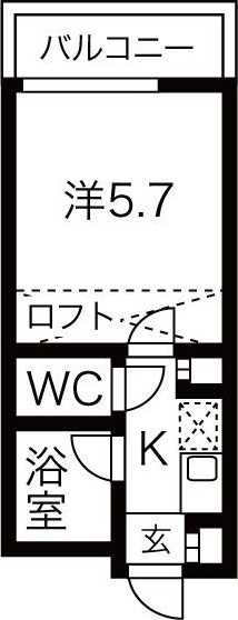 春日井市神屋町のマンションの間取り