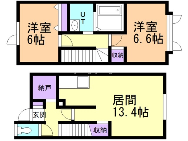 ベルジュ南町IIの間取り