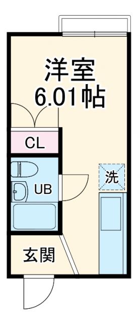 名古屋市天白区音聞山のアパートの間取り