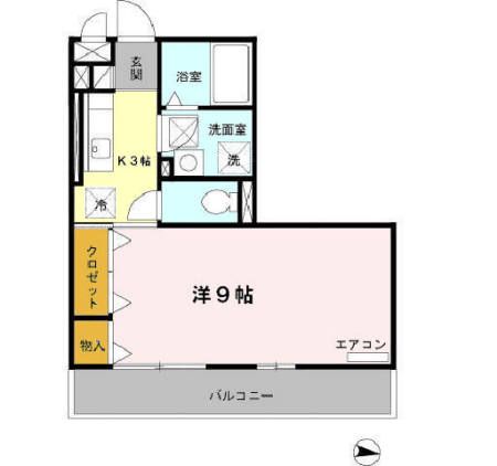 松阪市嬉野中川新町のアパートの間取り